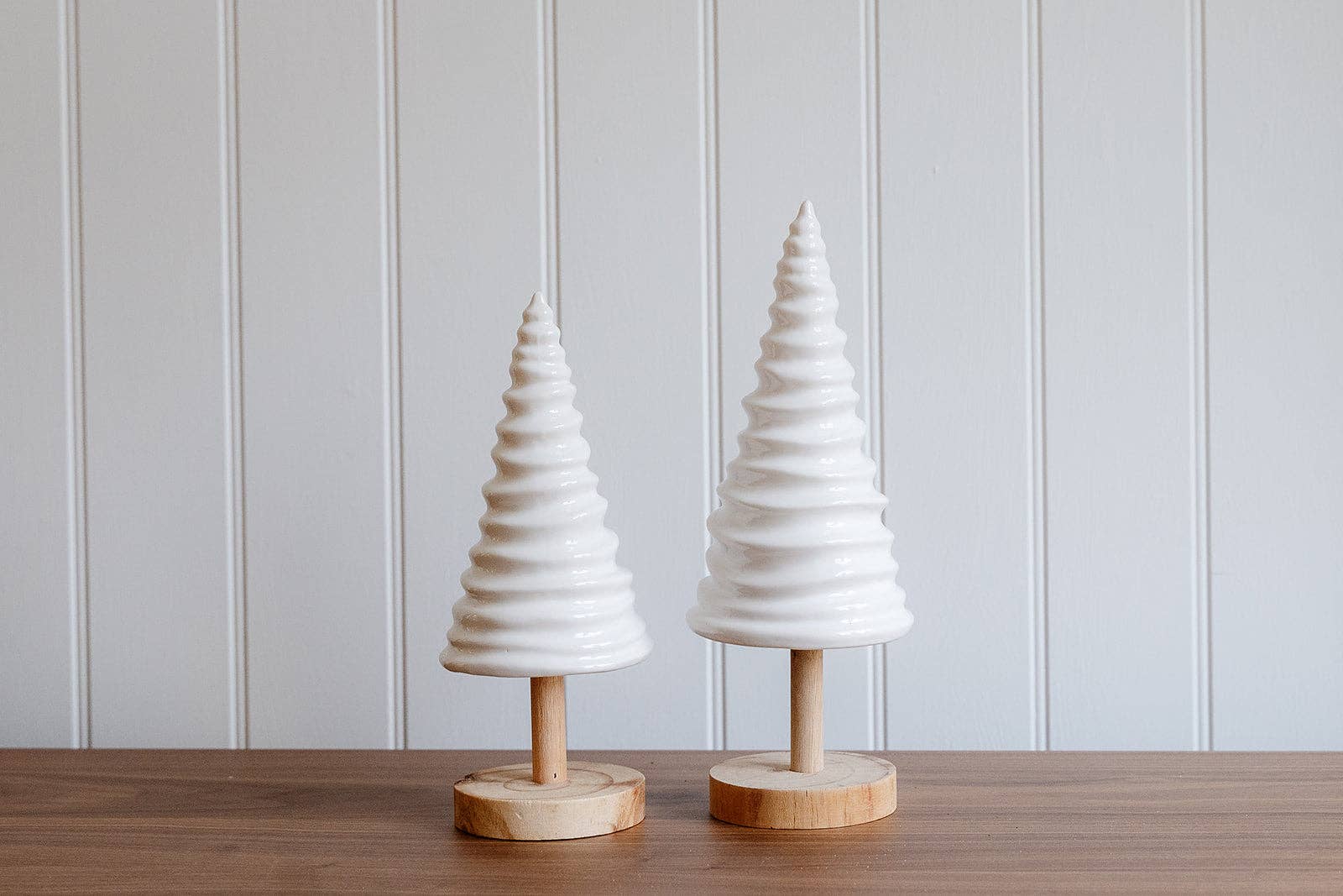 Ceramic large White Christmas Tree
