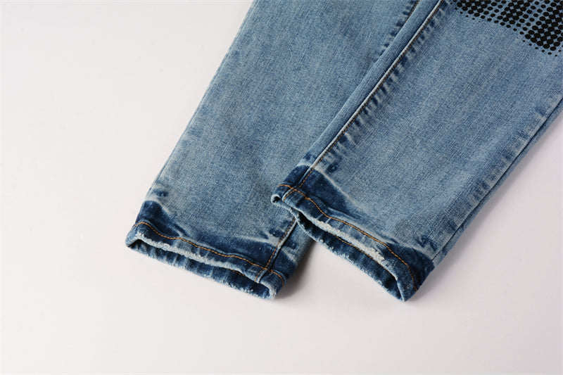 PURPLE  Fashion Jeans 9052