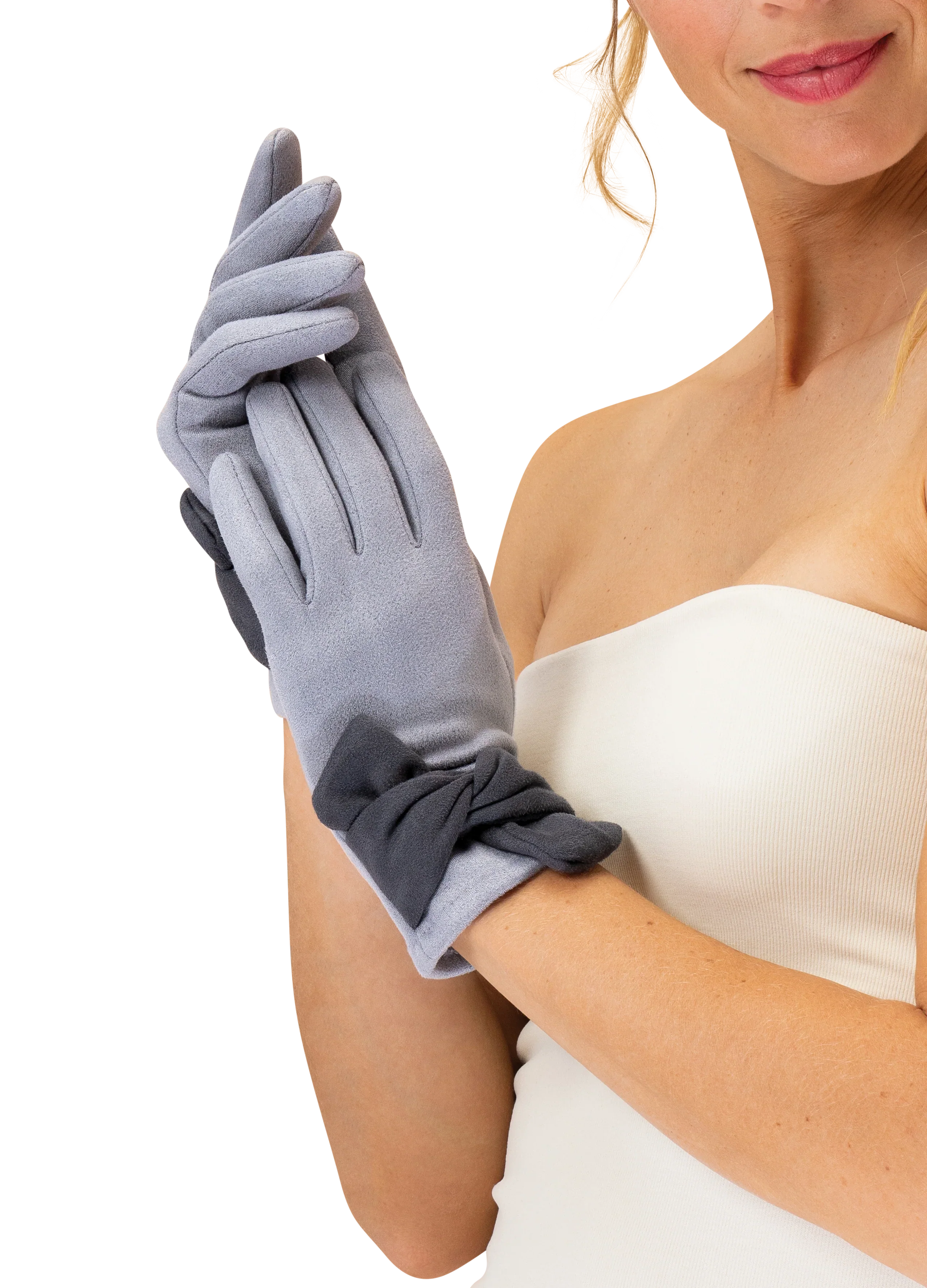 Grey Henrietta Gloves