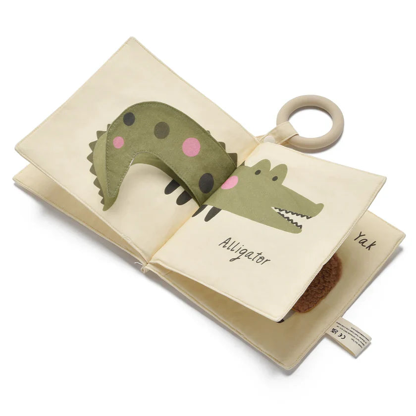 Baby Cloth Book Safari