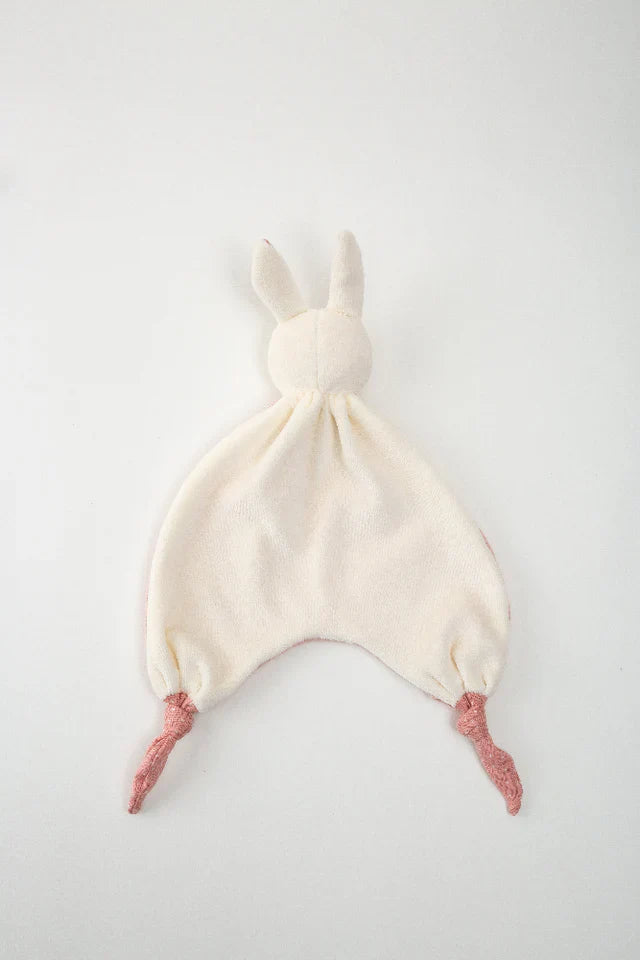 Pink Organic Cotton Rabbit Comforter
