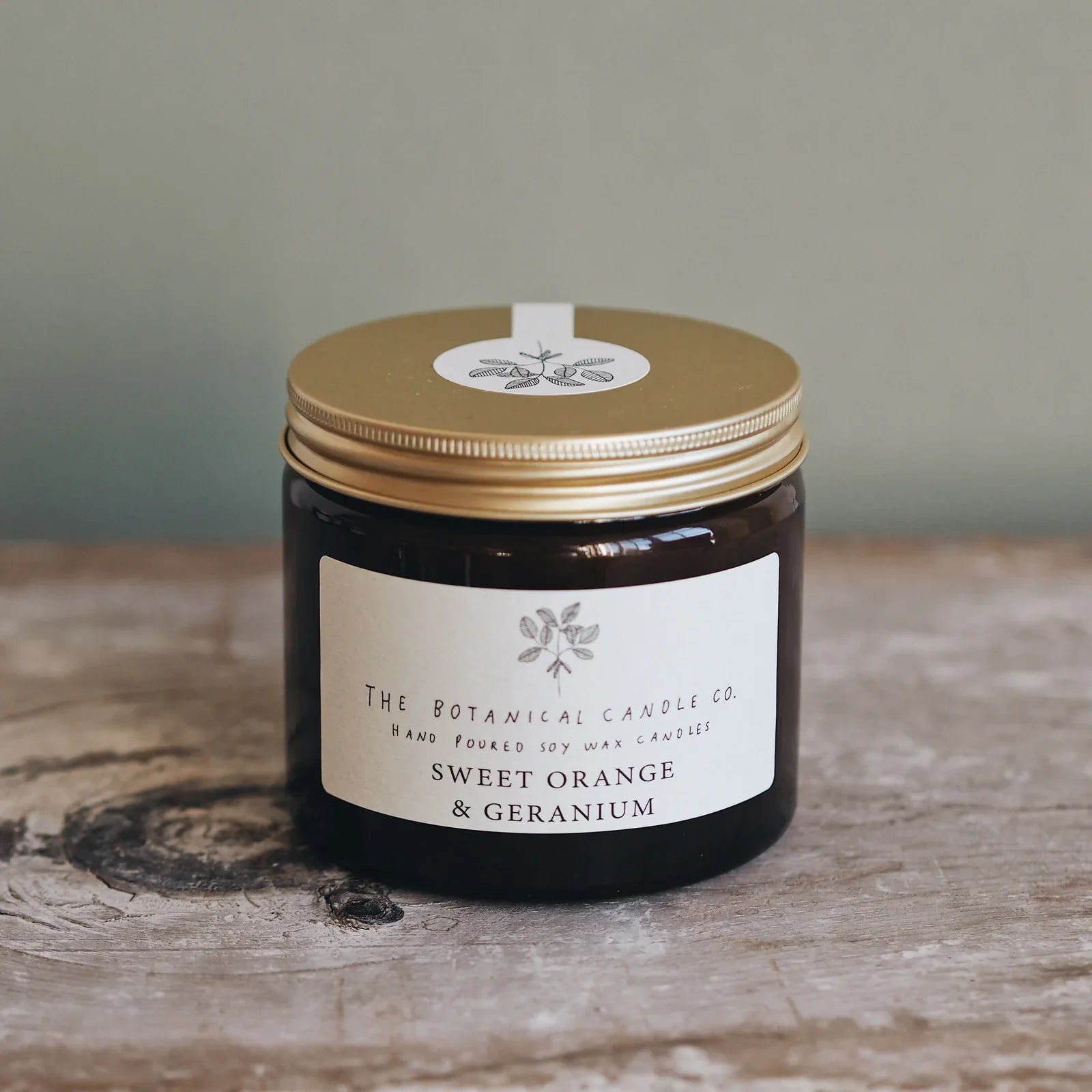 Sweet Orange & Geranium Scented Candle - 3 sizes