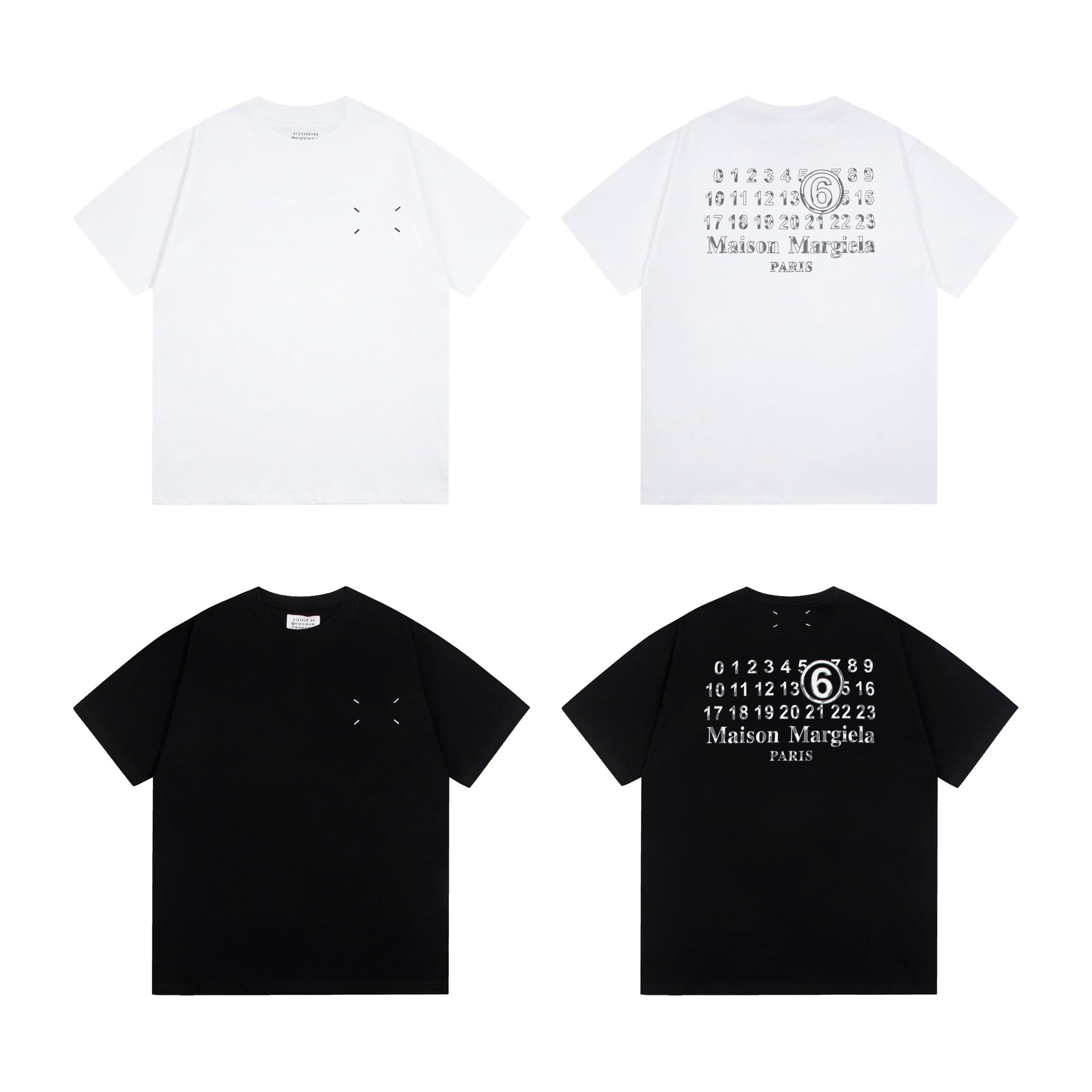 Maison Margiela T-shirt Crew Neck Loose Short Sleeve T-shirt