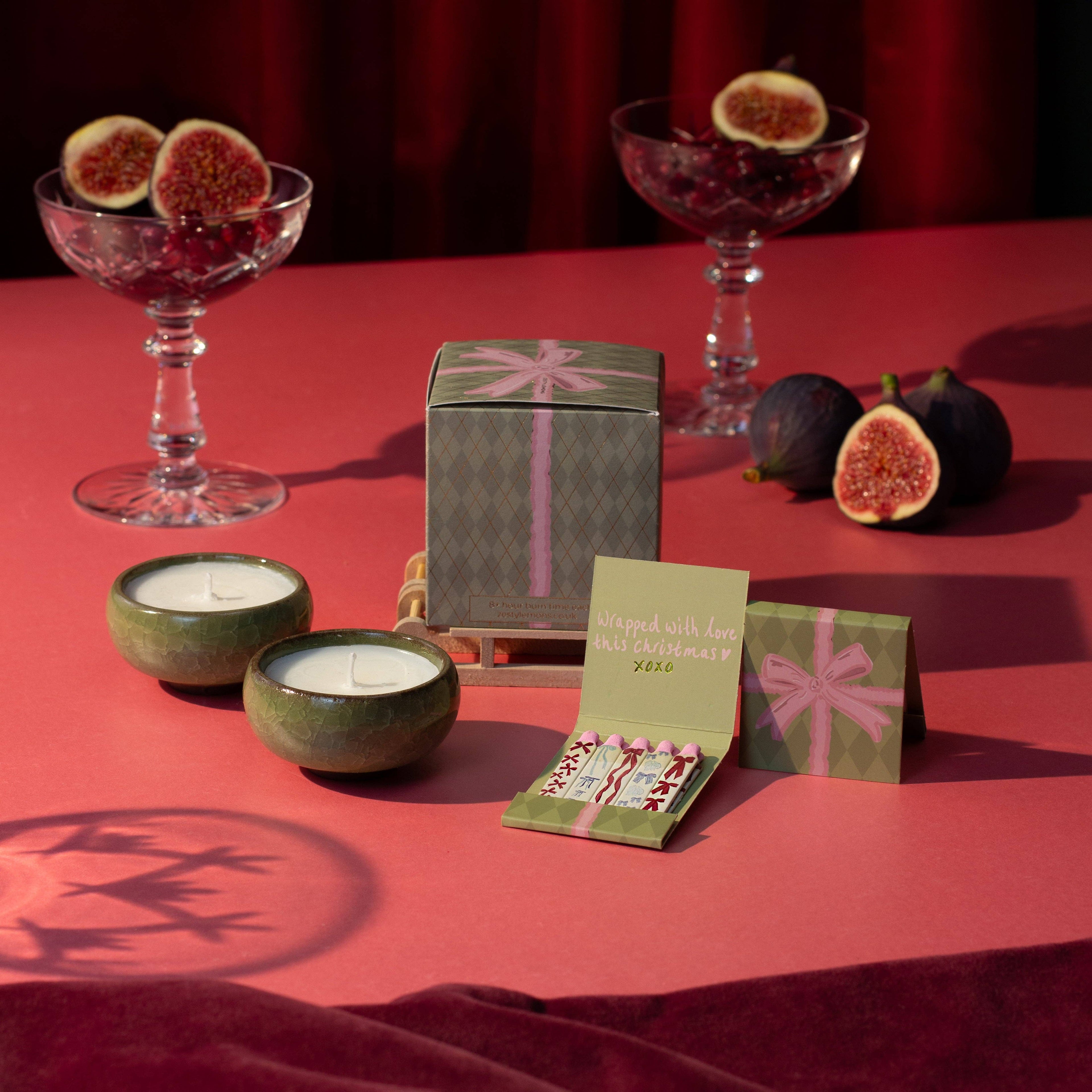 Wrapped with Love Bow Matchbook