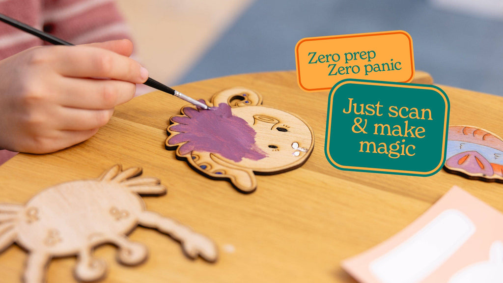 Paint Your Own Wooden Dinosaurs Kit