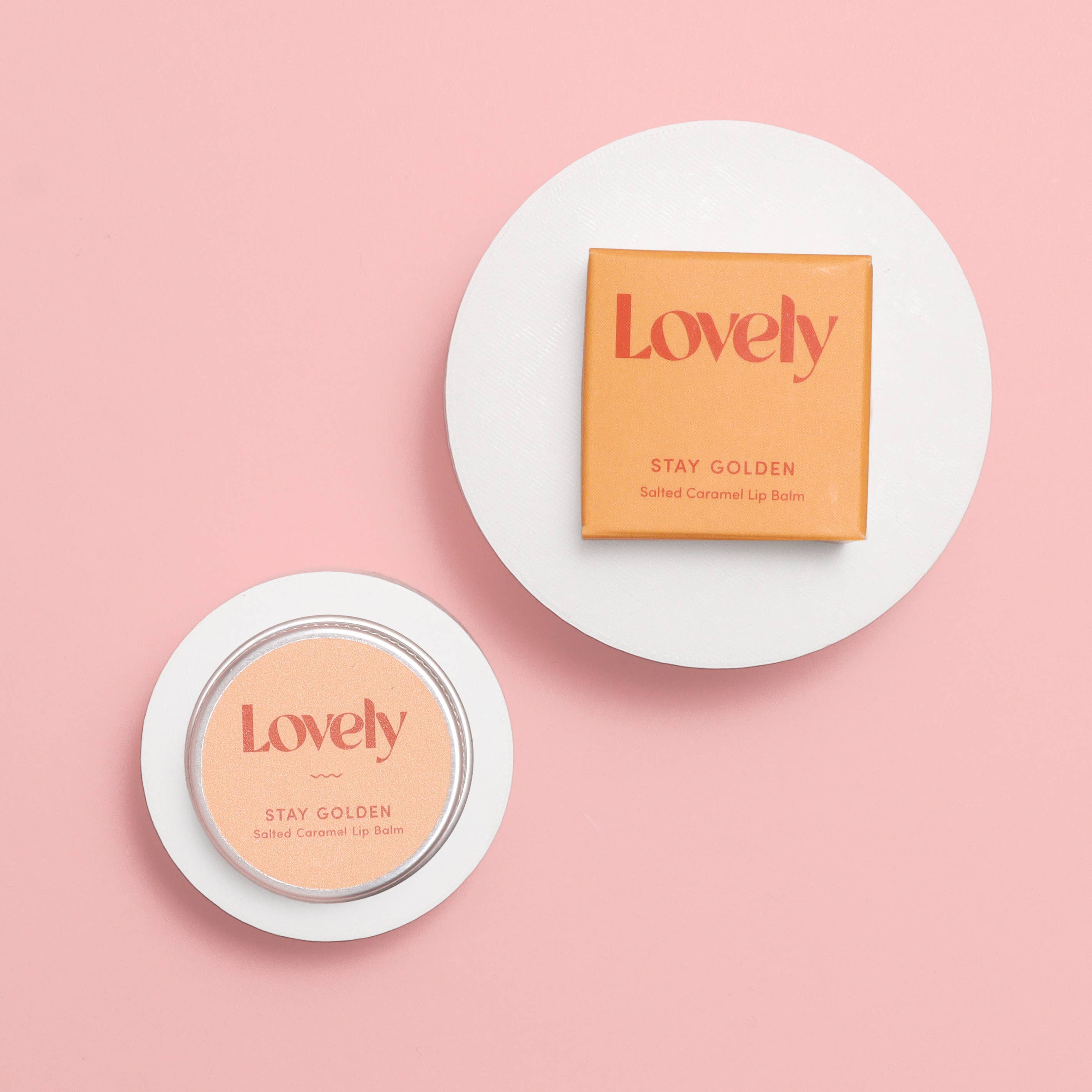 Lip Balm - Stay Golden - Salted Caramel